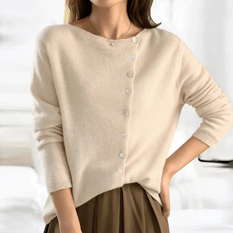 Lilia - Élégant cardigan en laine