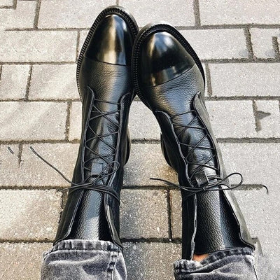 Hélène - Bottes à talon premium